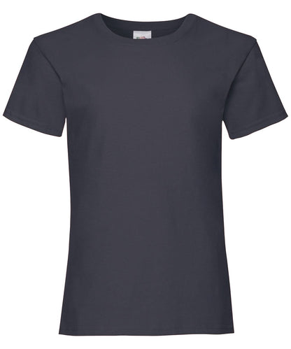 Girls Valueweight T Short Sleeve005 - Deep Navy - Customisable T-Shirt