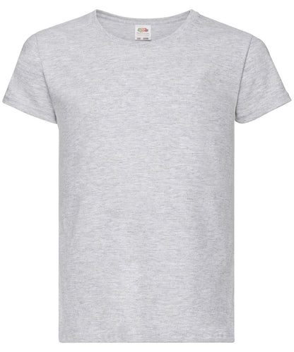 Girls Valueweight T Short Sleeve005 - Heather Grey - Customisable T-Shirt