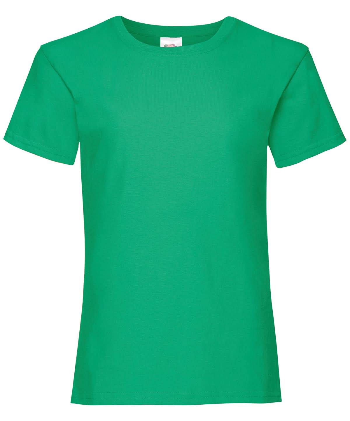 Girls Valueweight T Short Sleeve005 - Kelly Green - Customisable T-Shirt