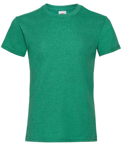Girls Valueweight T Short Sleeve005 - Retro Heather Green - Customisable T-Shirt