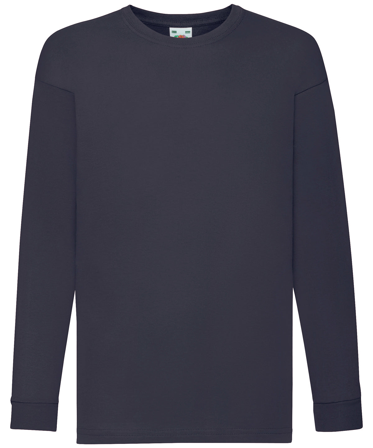 Kids long sleeve valueweight T - SS007 - Deep Navy - Customisable T-Shirts