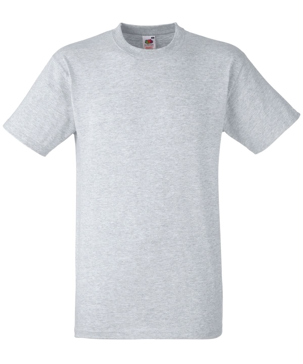 Heavy Cotton T SS008 - Heather Grey - Customisable T-Shirt