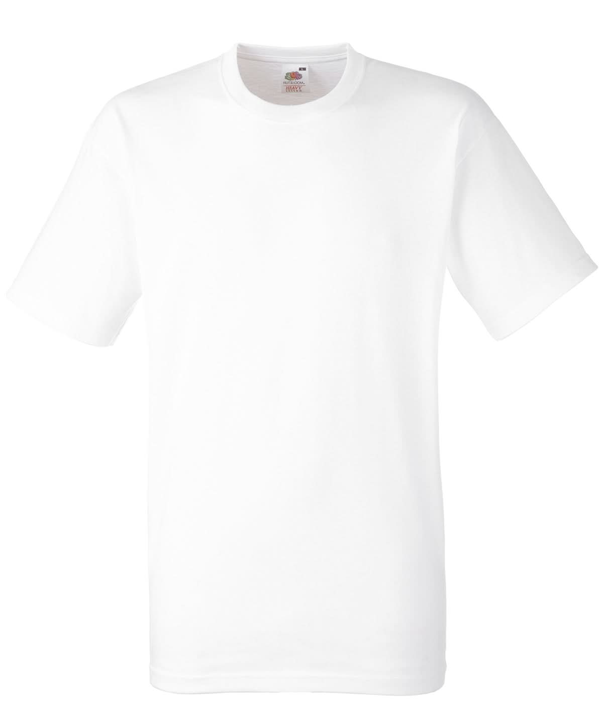 Heavy Cotton T SS008 - White - Customisable T-Shirt
