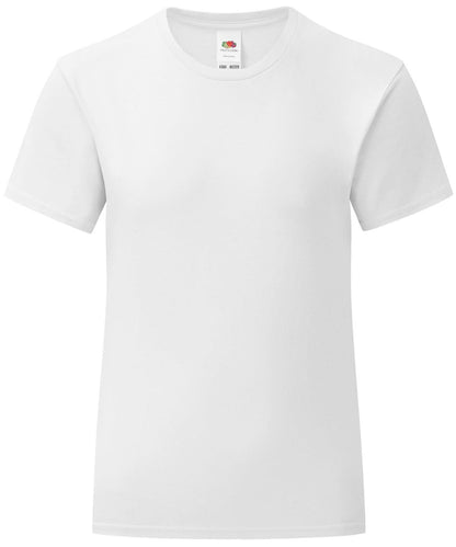 Girls Iconic T SS025 - White - Customisable T-Shirt