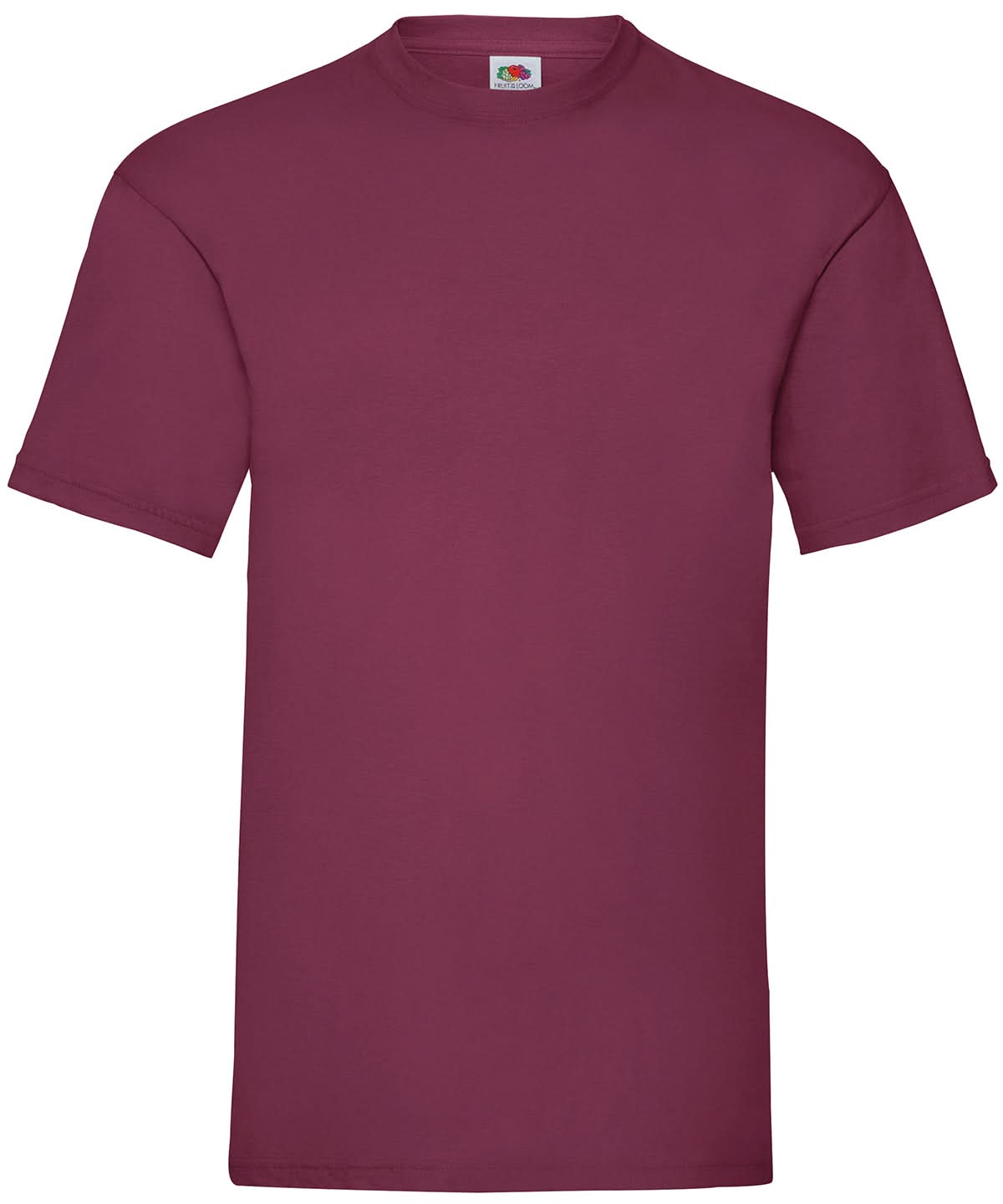 Valueweight T Burgundy SS030 - Burgundy - Customisable T-Shirt