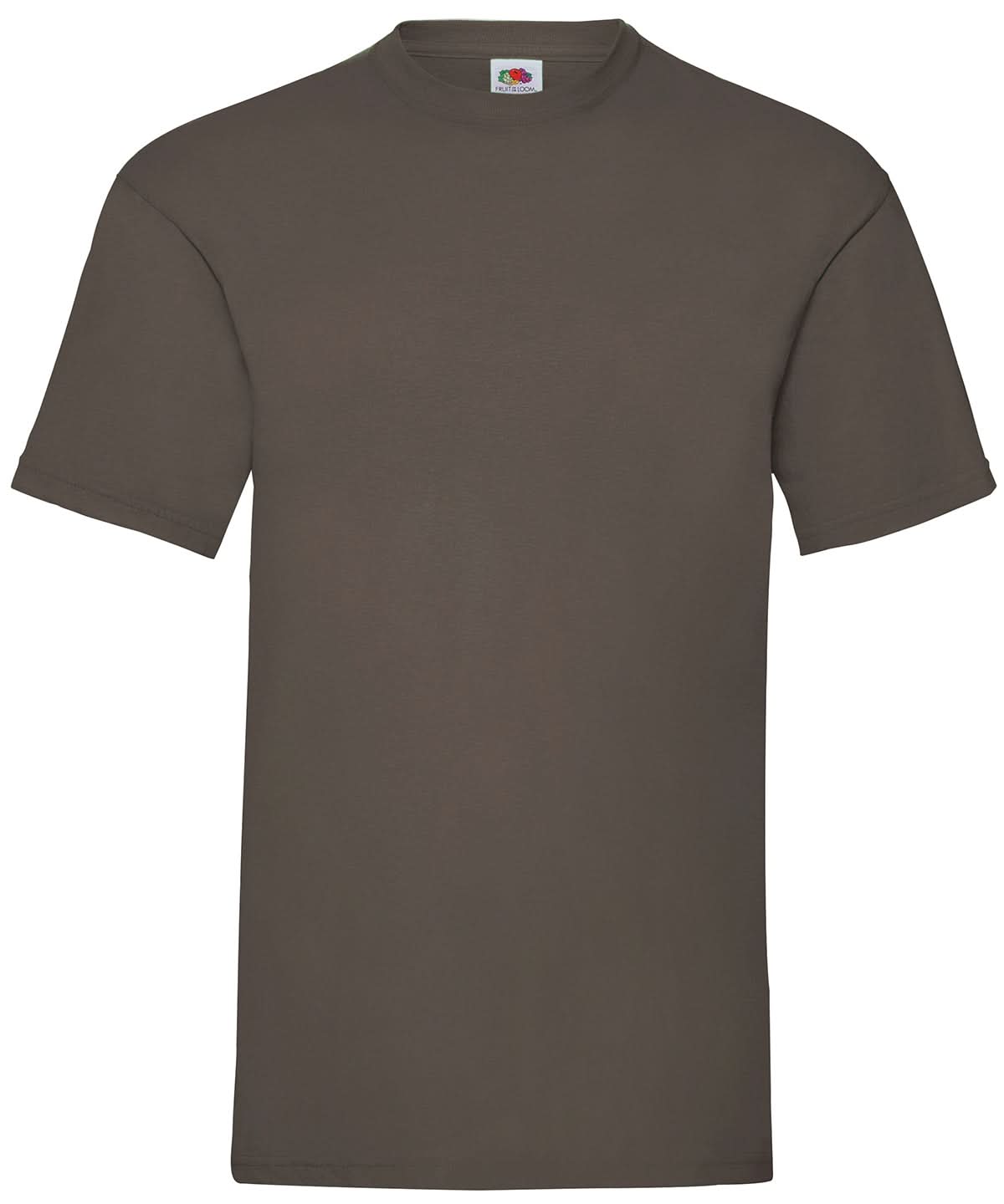 Valueweight T Chocolate SS030 - Chocolate - Customisable T-Shirt