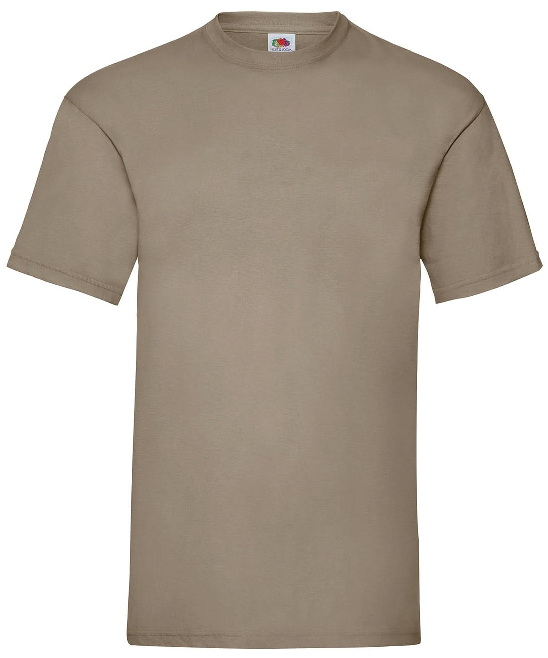 Valueweight T Khaki SS030 - Khaki - Customisable T-Shirt