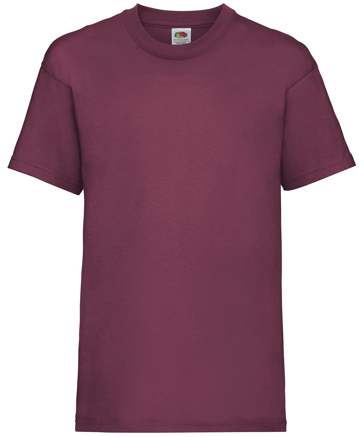 Kids valueweight T Burgundy SS031 - Burgundy - Customisable T-Shirt