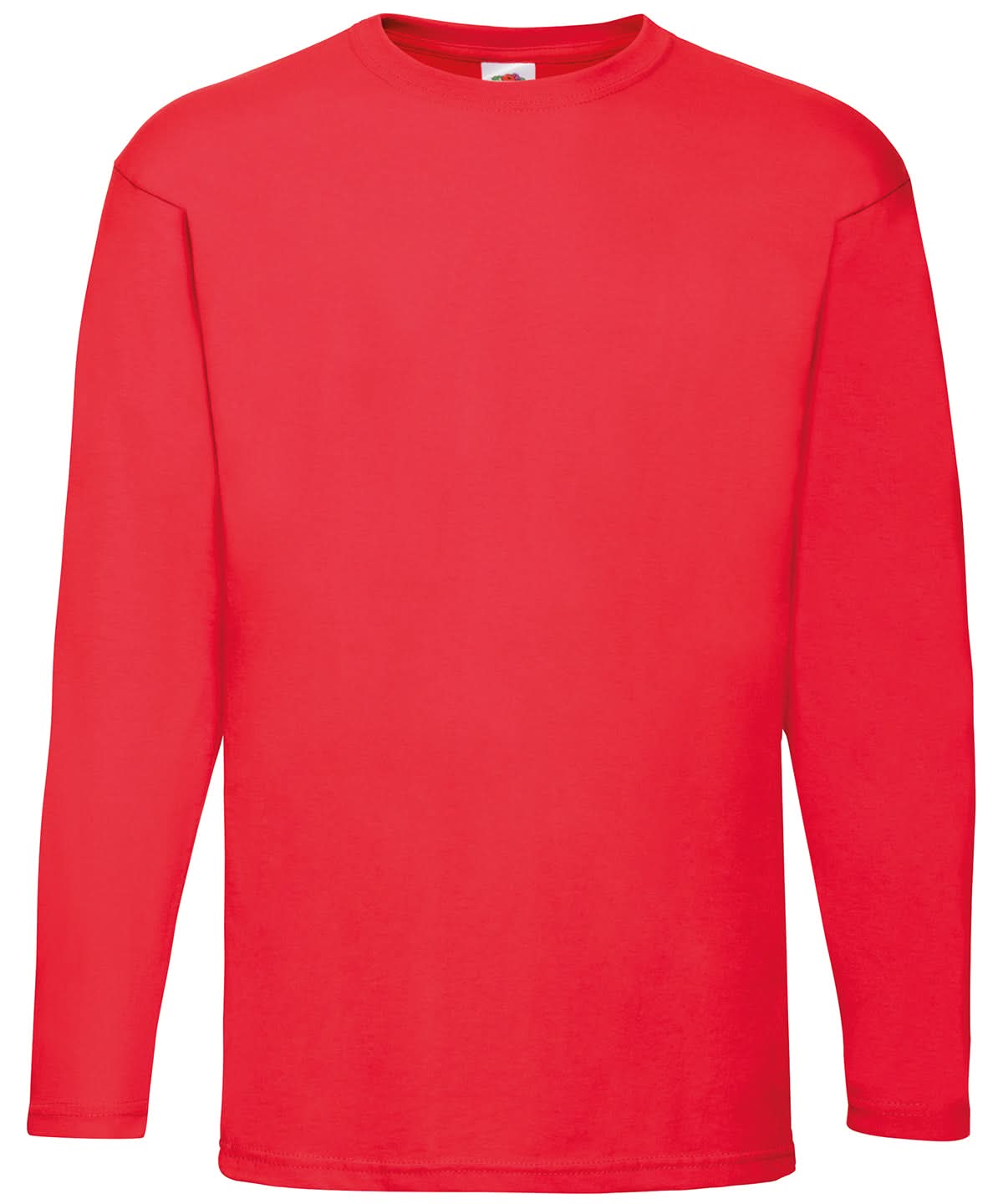 Valueweight Long Sleeve T SS032 - Red - Customisable T-Shirt