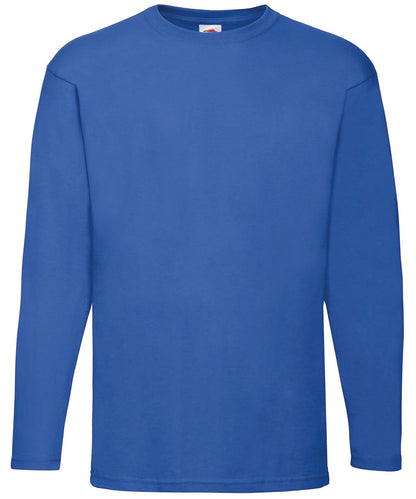 Valueweight Long Sleeve T SS032 - Royal Blue - Customisable T-Shirt