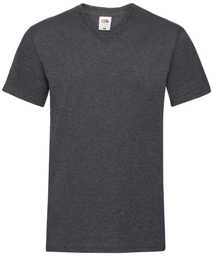 Valueweight V Neck T SS034 - Dark Heather Grey - Customisable T-Shirt