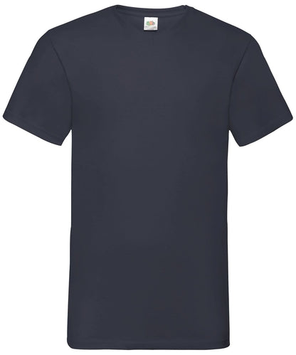 Valueweight V Neck T SS034 - Deep Navy - Customisable T-Shirt