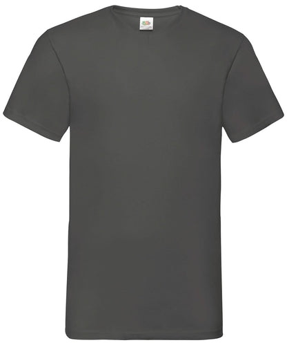 Valueweight V Neck T SS034 - Light Graphite - Customisable T-Shirt