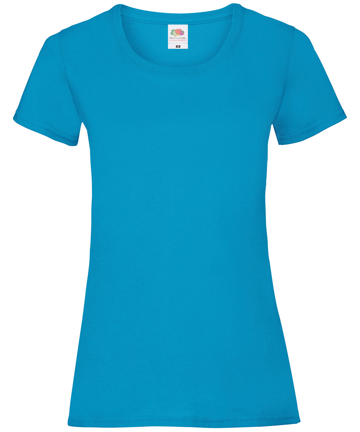 Women's valueweight T - SS050 - Azure Blue - Customisable T-Shirts