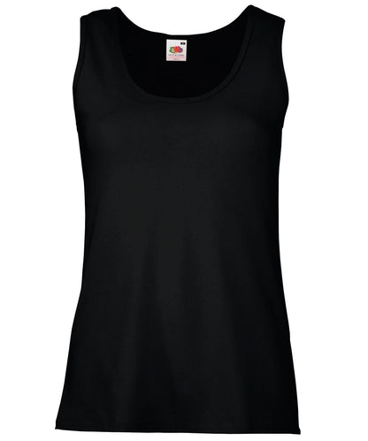 WomenS Valueweight Vest SS051 - Black - Customisable Vest