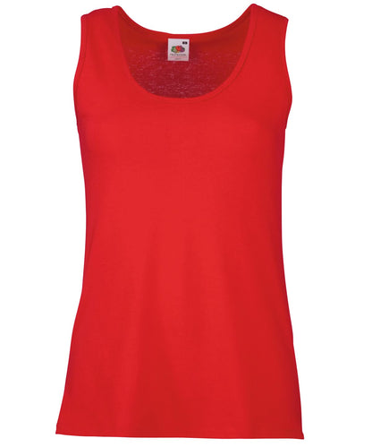 WomenS Valueweight Vest SS051 - Red - Customisable Vest
