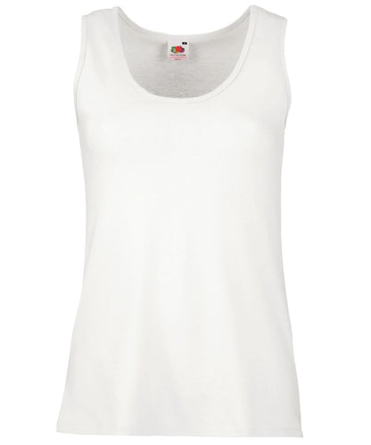 WomenS Valueweight Vest SS051 - White - Customisable Vest