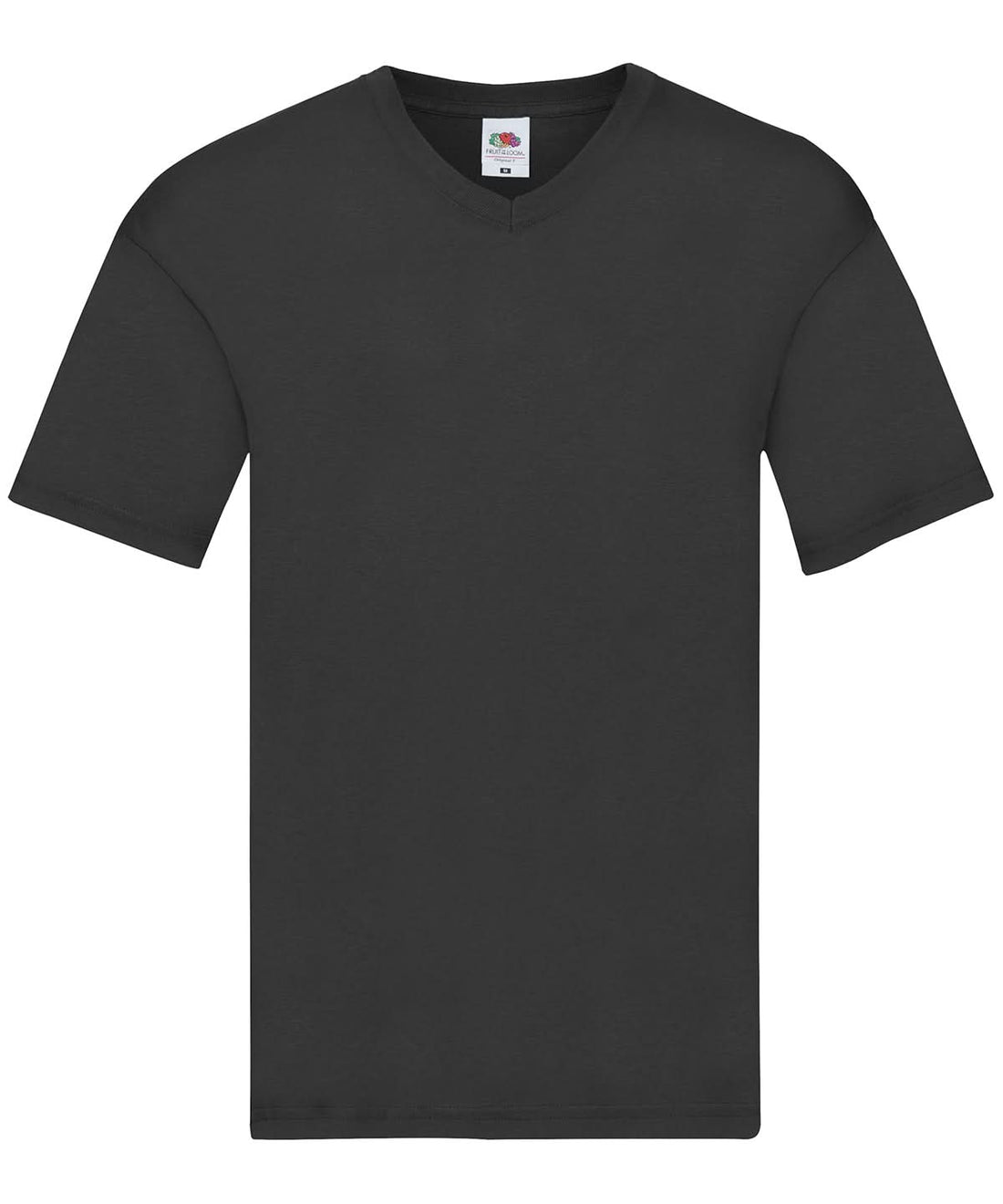 Original V Neck T SS068 - Black* - Customisable T-Shirt