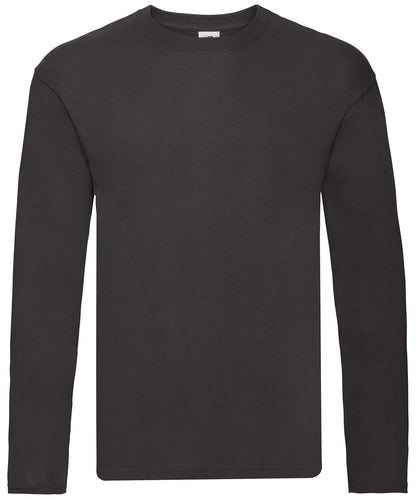 Original Long Sleeve T SS069 - Black* - Customisable T-Shirt
