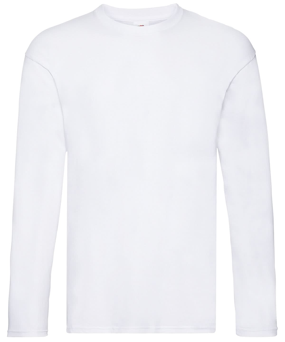 Original Long Sleeve T SS069 - White* - Customisable T-Shirt