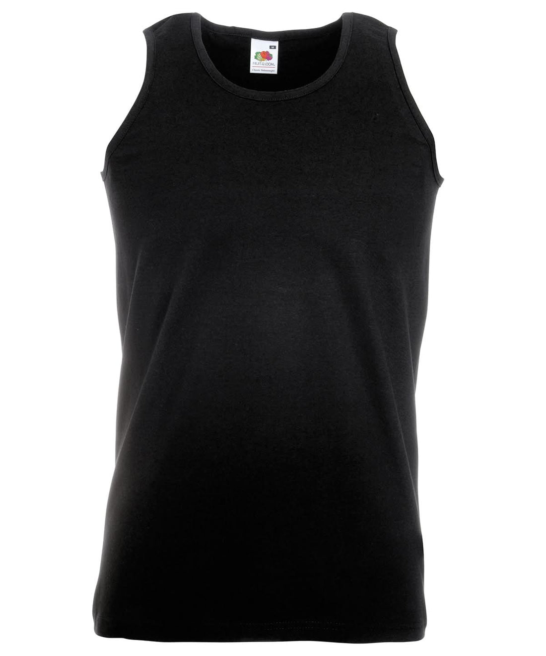 Valueweight Athletic Vest SS100 - Black* - Customisable Vest