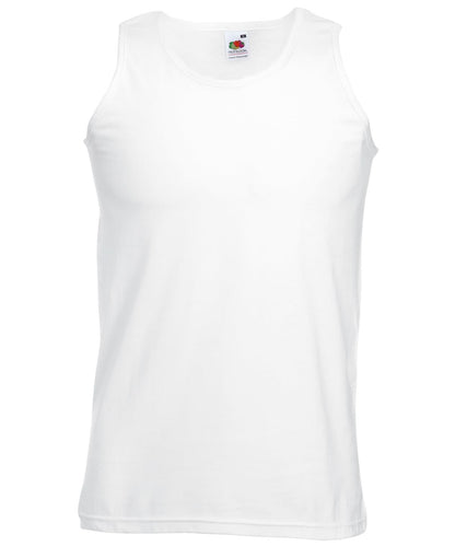 Valueweight Athletic Vest SS100 - White* - Customisable Vest