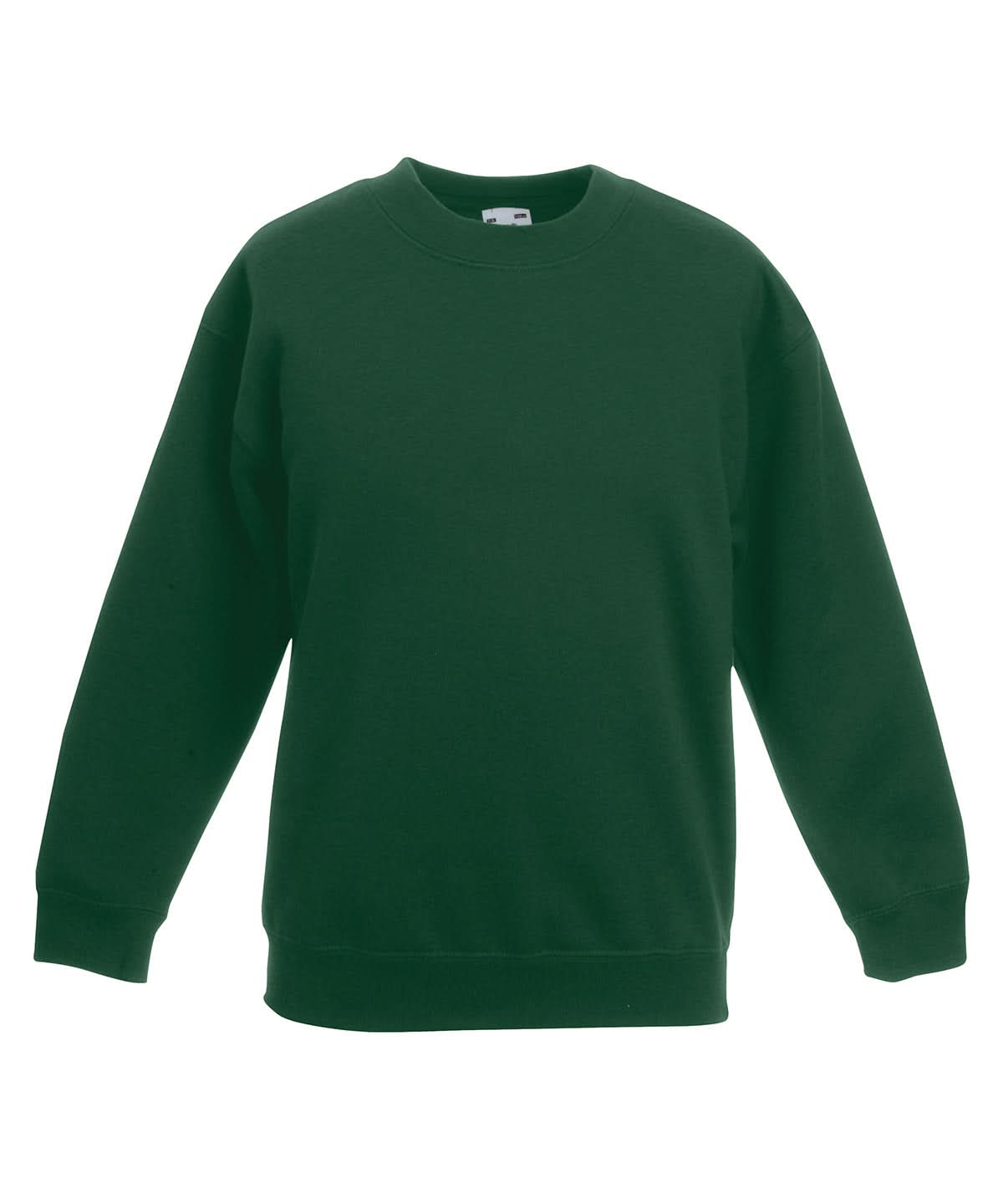 Kids Classic Set In Sweatshirt SS201 - Bottle Green - Customisable Sweatshirts