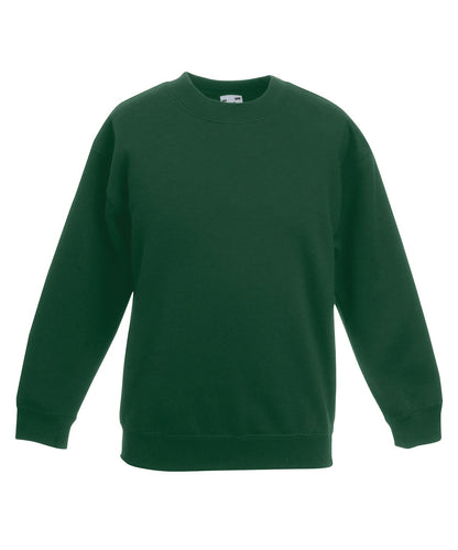 Kids Classic Set In Sweatshirt SS201 - Bottle Green - Customisable Sweatshirts