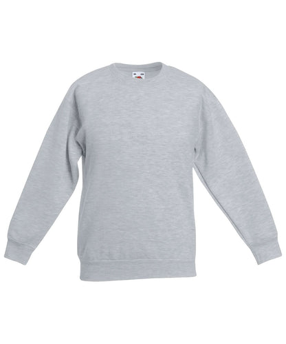Kids Classic Set In Sweatshirt SS201 - Heather Grey - Customisable Sweatshirts
