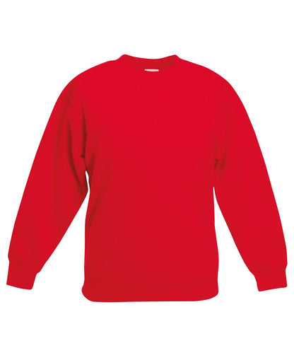 Kids Classic Set In Sweatshirt SS201 - Red - Customisable Sweatshirts