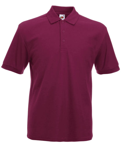 Heavyweight 6535 Polo SS204 - Burgundy - Customisable Polos