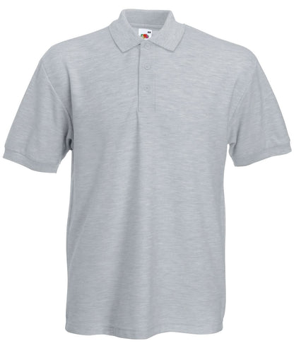 Heavyweight 6535 Polo SS204 - Heather Grey* - Customisable Polos