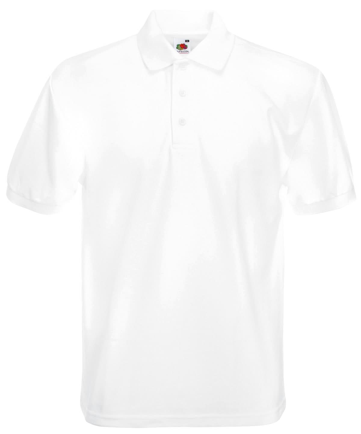 Heavyweight 6535 Polo SS204 - White* - Customisable Polos