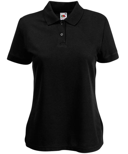 WomenS 6535 Polo SS212 - Black - Customisable Polos