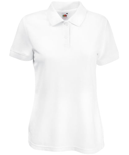 WomenS 6535 Polo SS212 - White - Customisable Polos