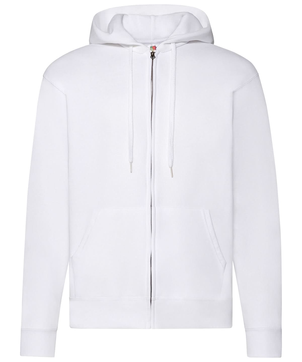 Classic 8020 Hooded Sweatshirt jacket SS222 - White - Customisable Jacket