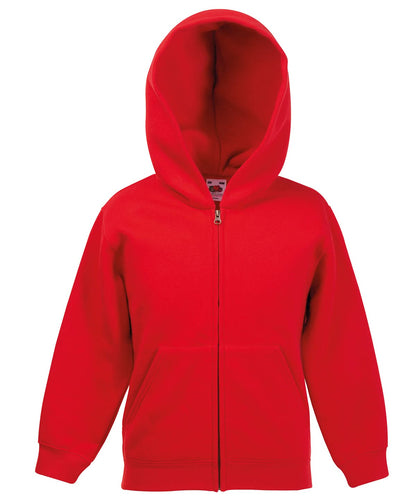 Kids Classic Hooded Sweatshirt Jacket SS225 - Red - Customisable Jacket