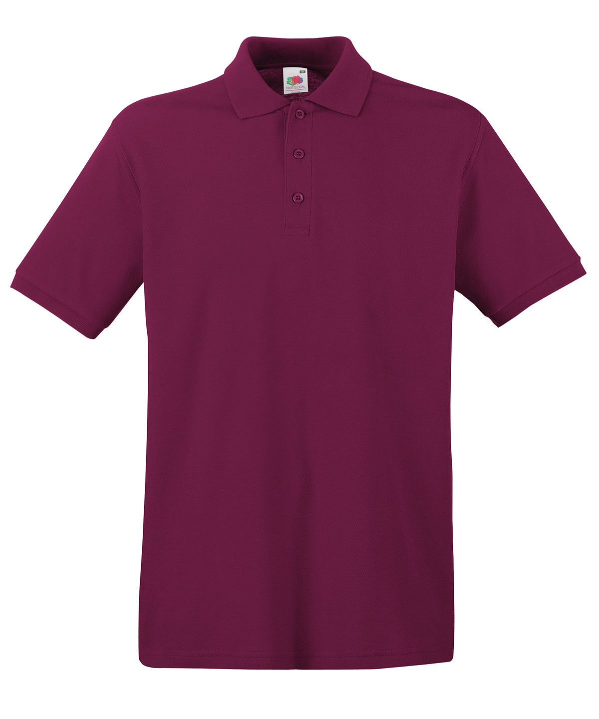 Premium polo - SS255 - Burgundy - Customisable Polos