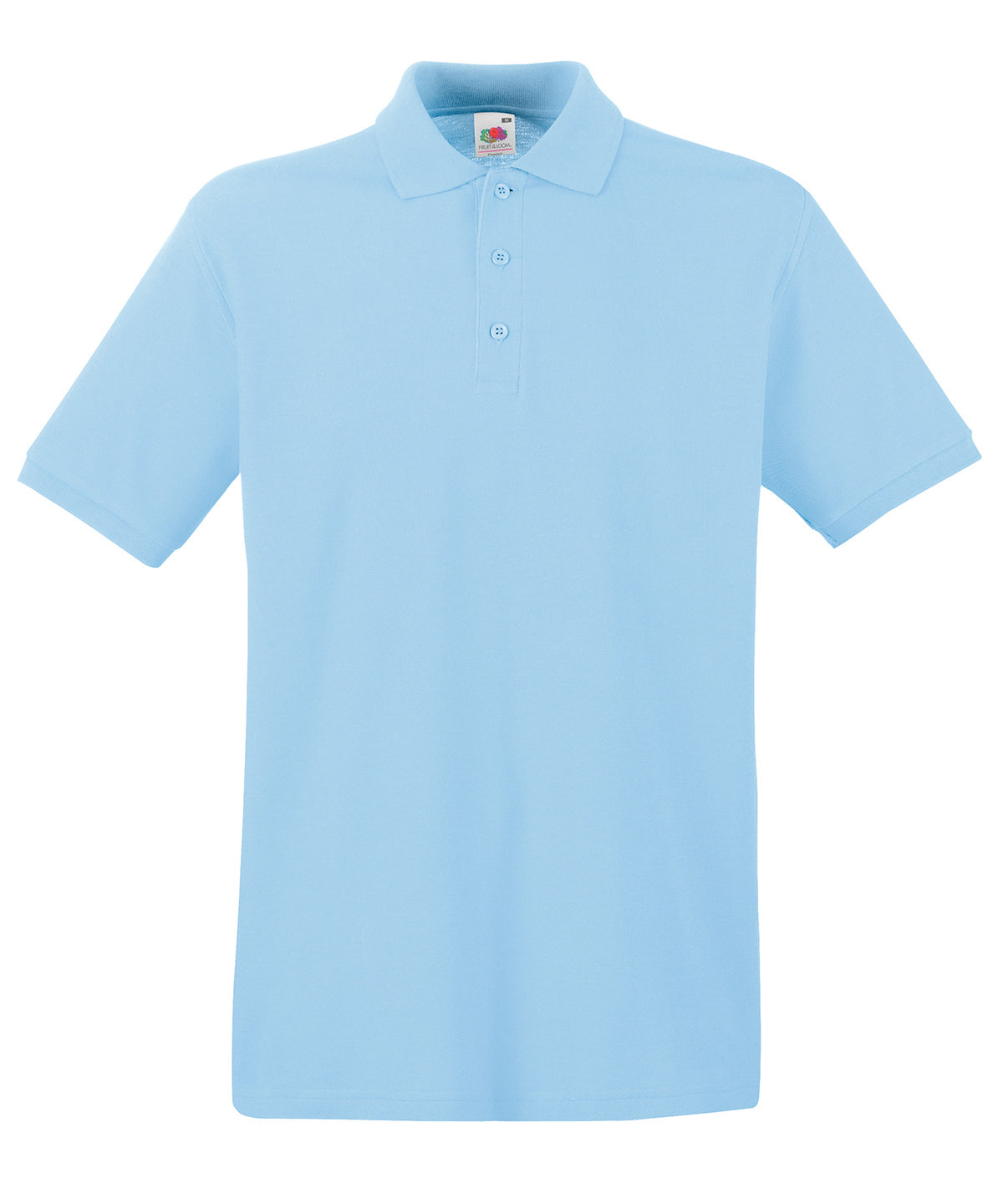 Premium polo - SS255 - Sky Blue - Customisable Polos