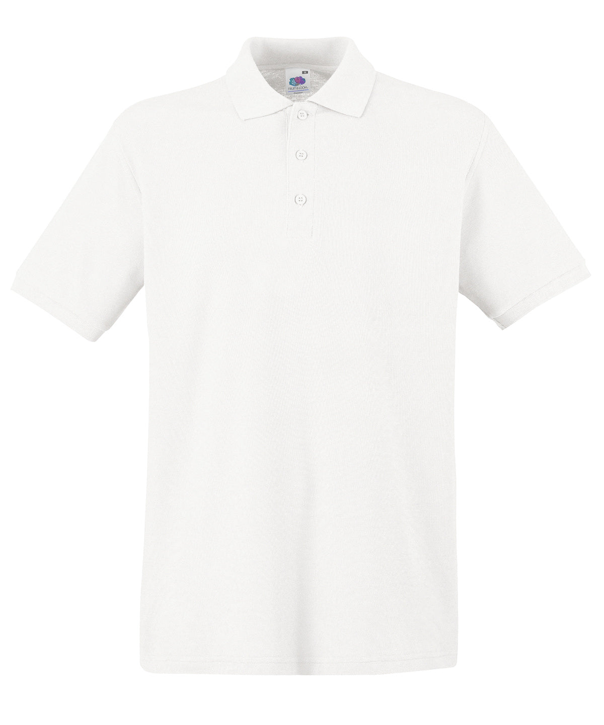 Premium polo - SS255 - White - Customisable Polos
