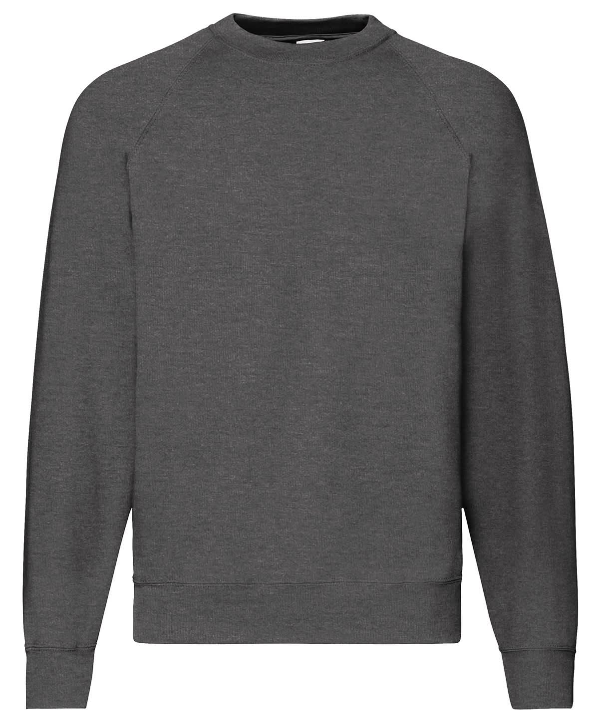 Classic 8020 Raglan Sweatshirt SS270 - Dark Heather Grey - Customisable Sweatshirts