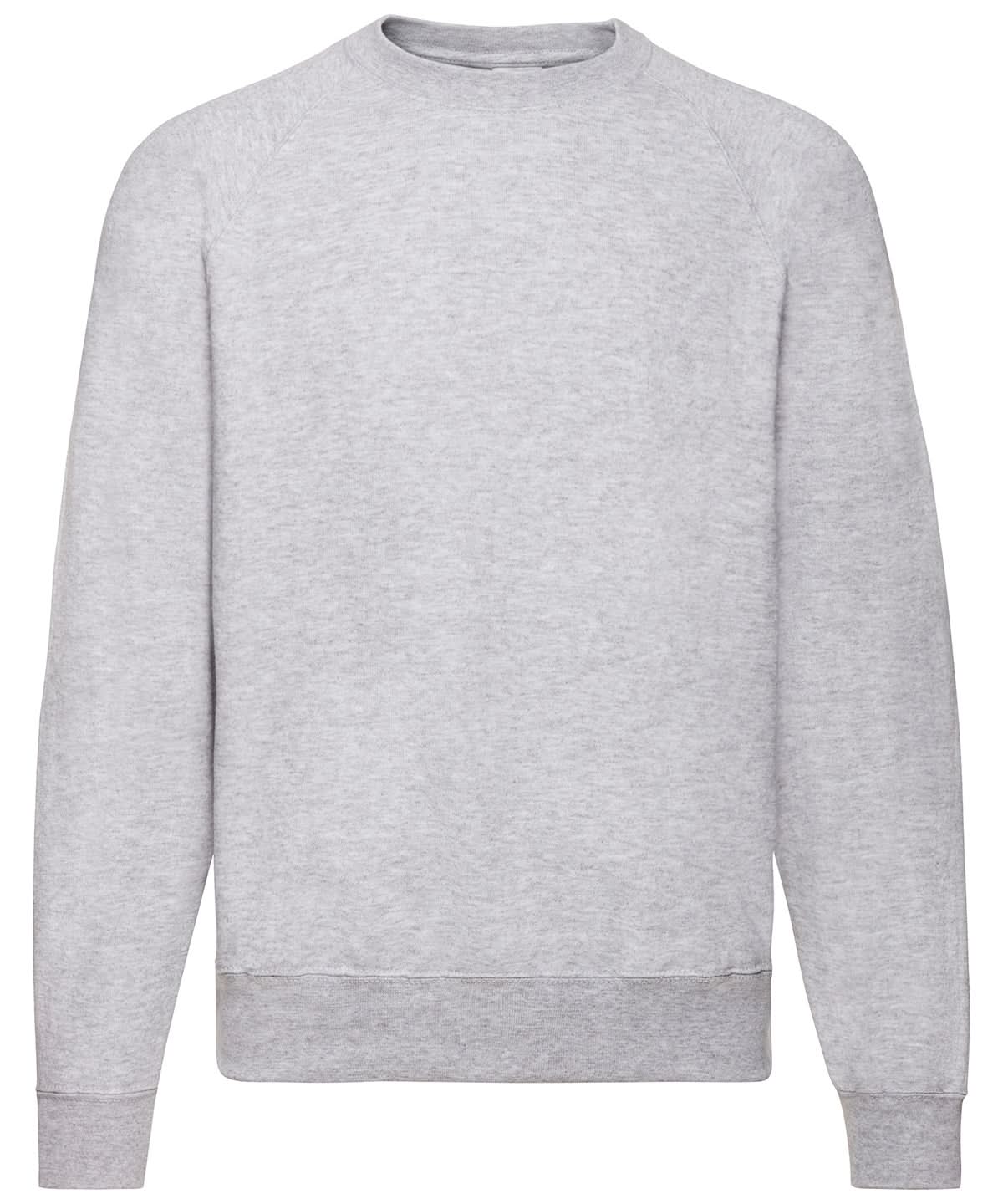 Classic 8020 Raglan Sweatshirt SS270 - Heather Grey - Customisable Sweatshirts