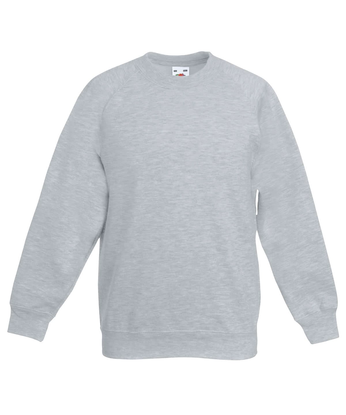 Kids Classic Raglan Sweatshirt SS271 - Heather Grey - Customisable Sweatshirts