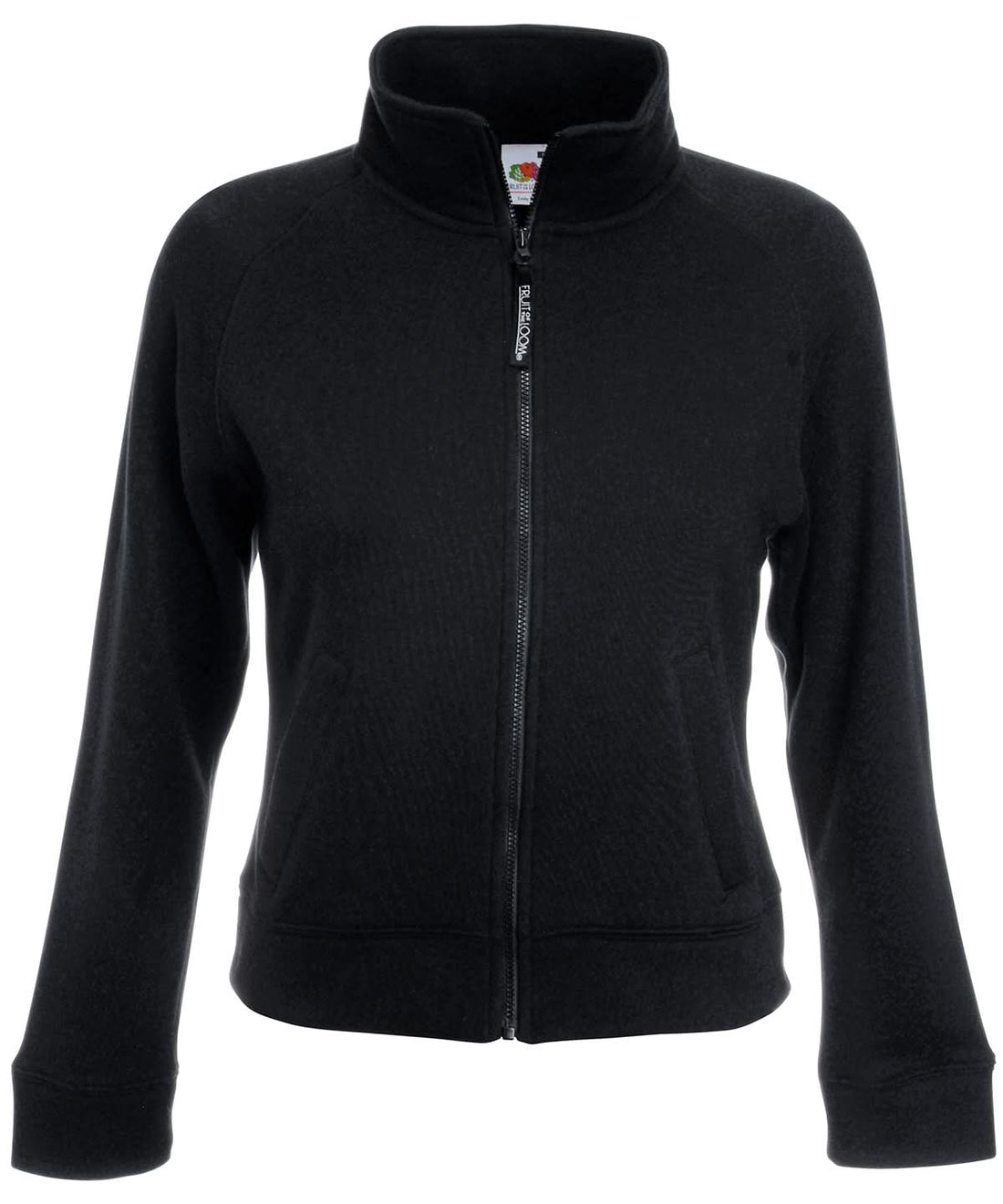 WomenS Premium 7030 Sweatshirt Jacket SS310 - Black - Customisable Jacket
