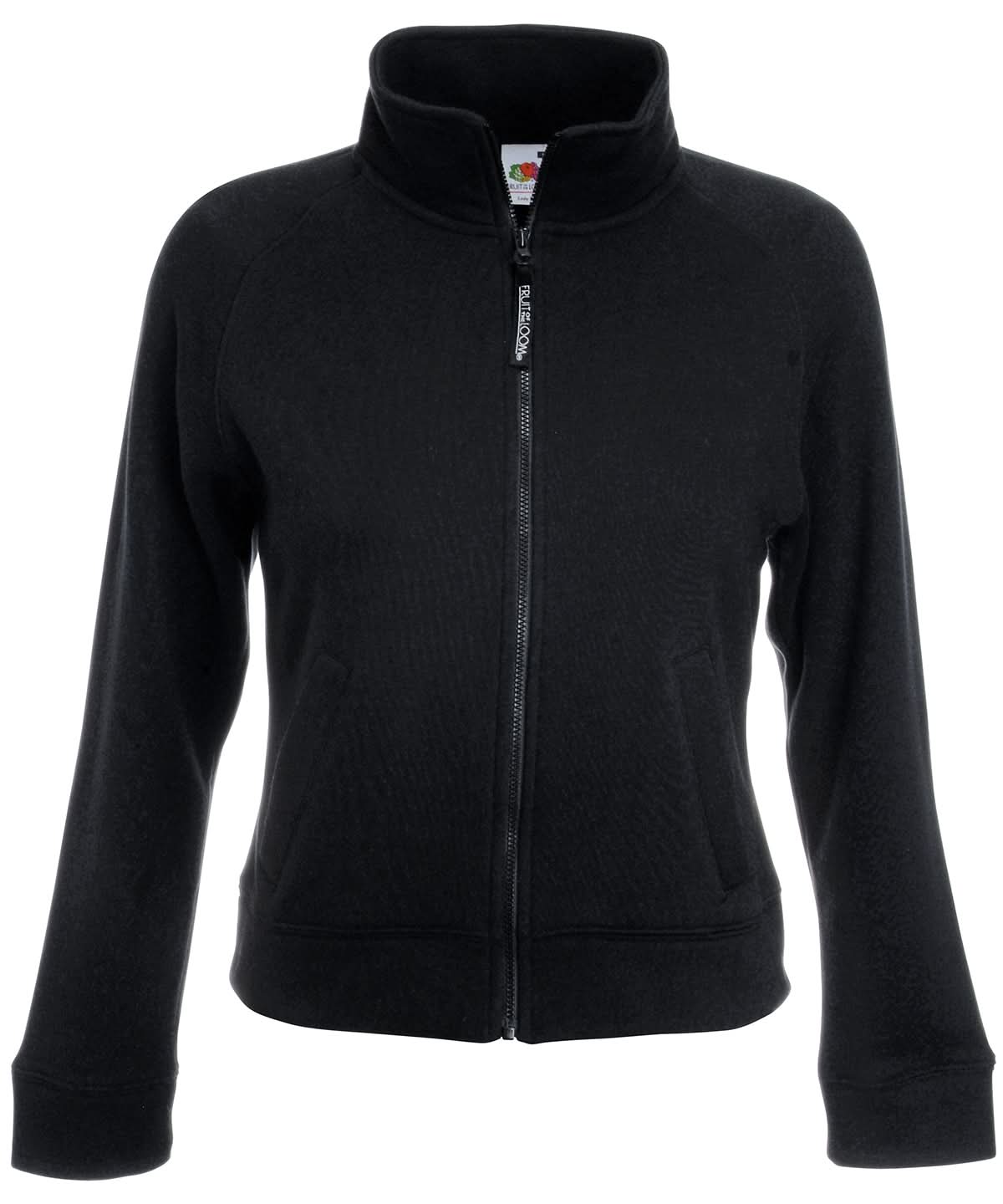 WomenS Premium 7030 Sweatshirt Jacket SS310 - Black - Customisable Jacket