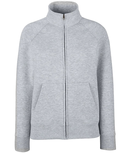 WomenS Premium 7030 Sweatshirt Jacket SS310 - Heather Grey - Customisable Jacket