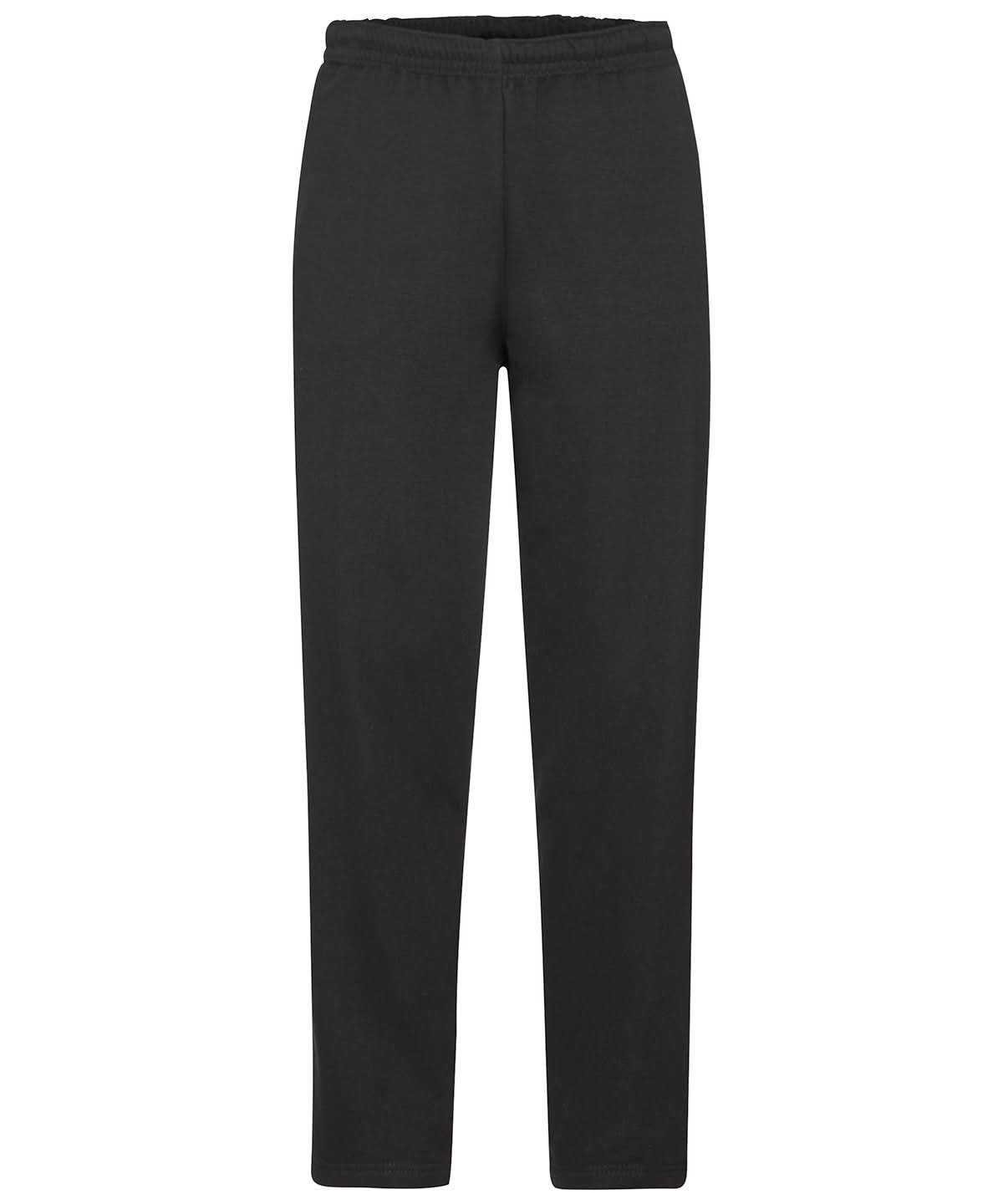 Classic 8020 Open Leg Sweatpants SS324 - Black - Customisable Shorts