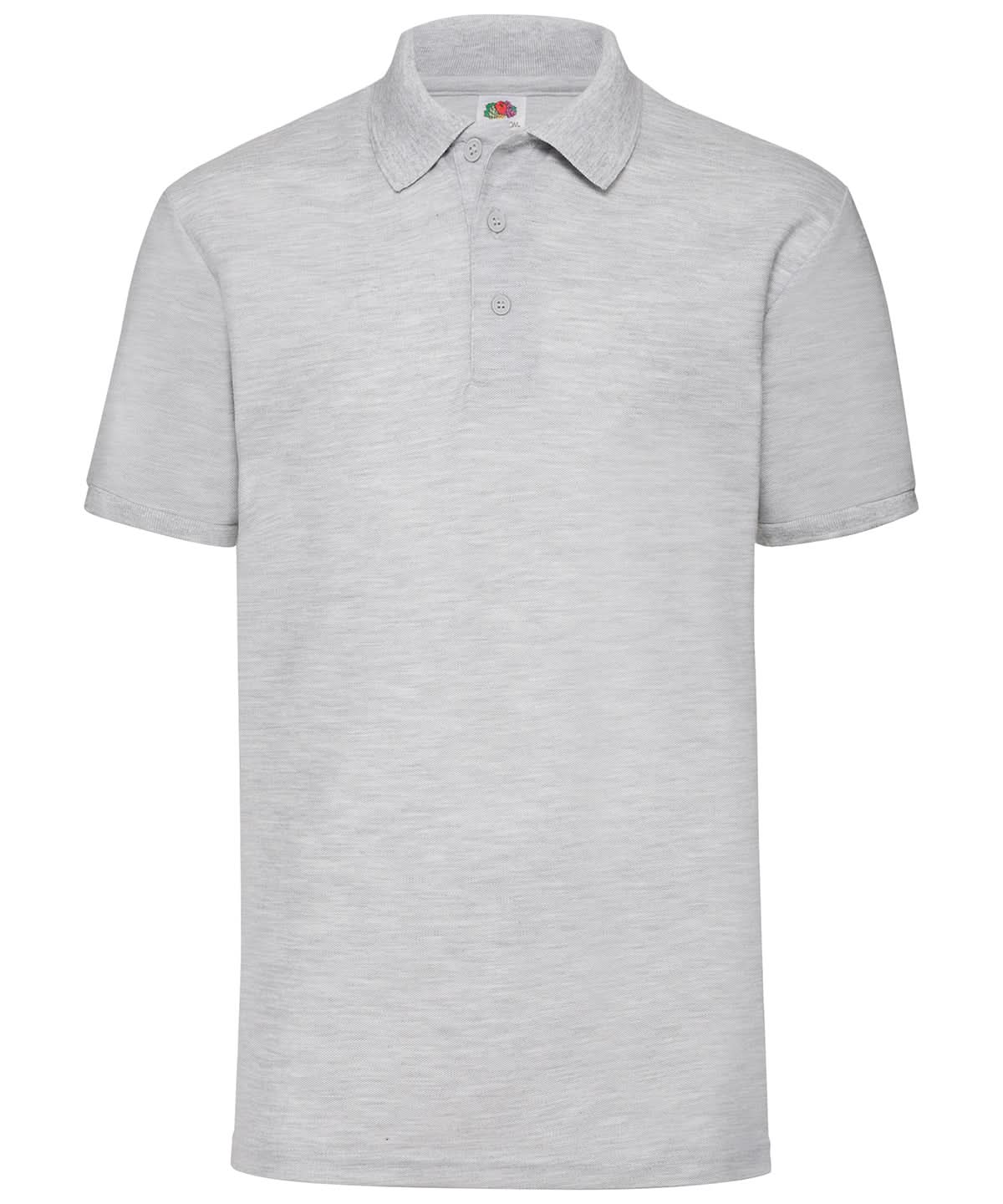 6535 Polo SS402 - Heather Grey - Customisable Polos