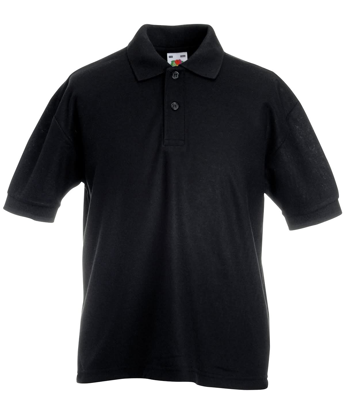 Kids 6535 Piqu Polo SS417 - Black - Customisable Polos