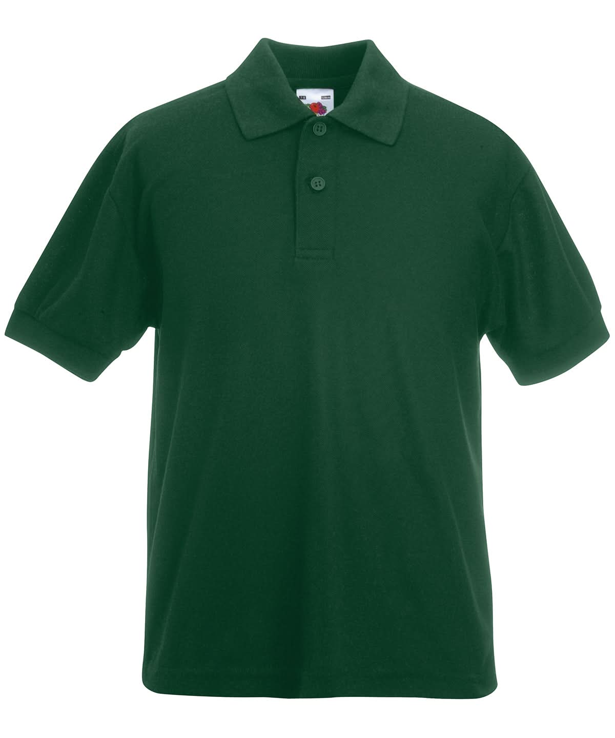 Kids 6535 Piqu Polo SS417 - Bottle Green - Customisable Polos